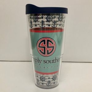 Simply Southern® Gold Anchors 24oz Tumbler by Tervis main image 1